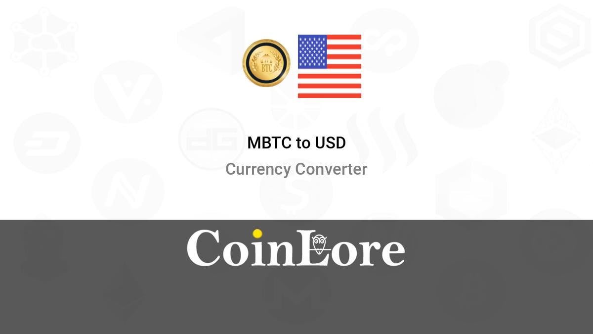 Convert 1 MBTC to BTC - mStable BTC to Bitcoin Converter | CoinCodex