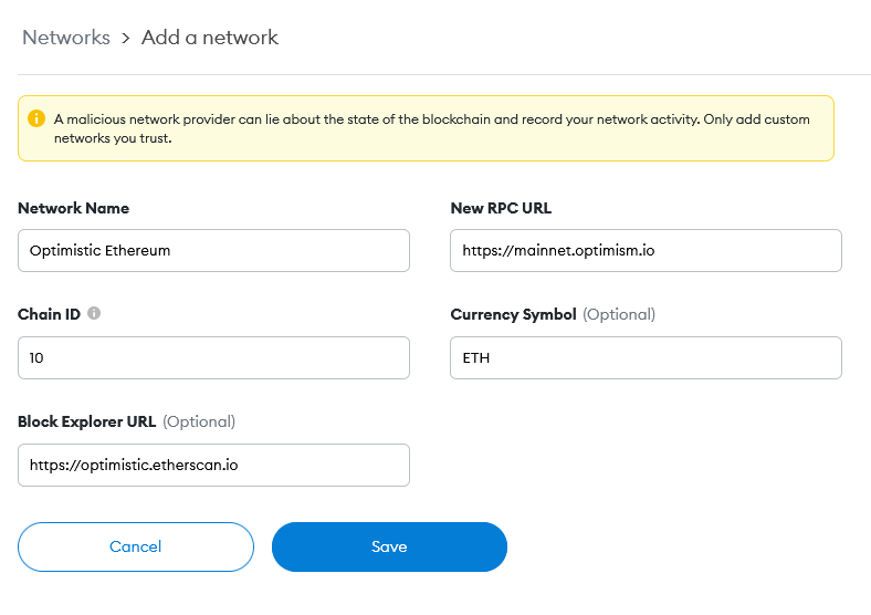 How to Add Optimism Network to Metamask? Step by Step | Chainport