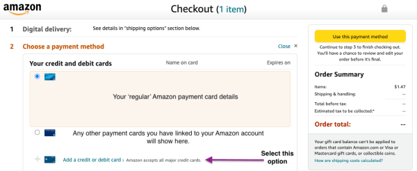 How to use a Visa gift card on Amazon - Android Authority