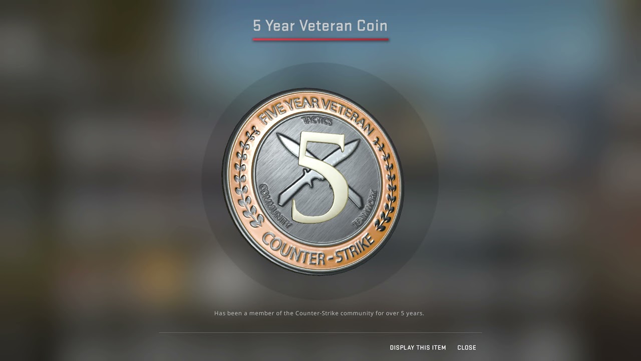 5 year veteran coin in cs:go. :: Steam Community