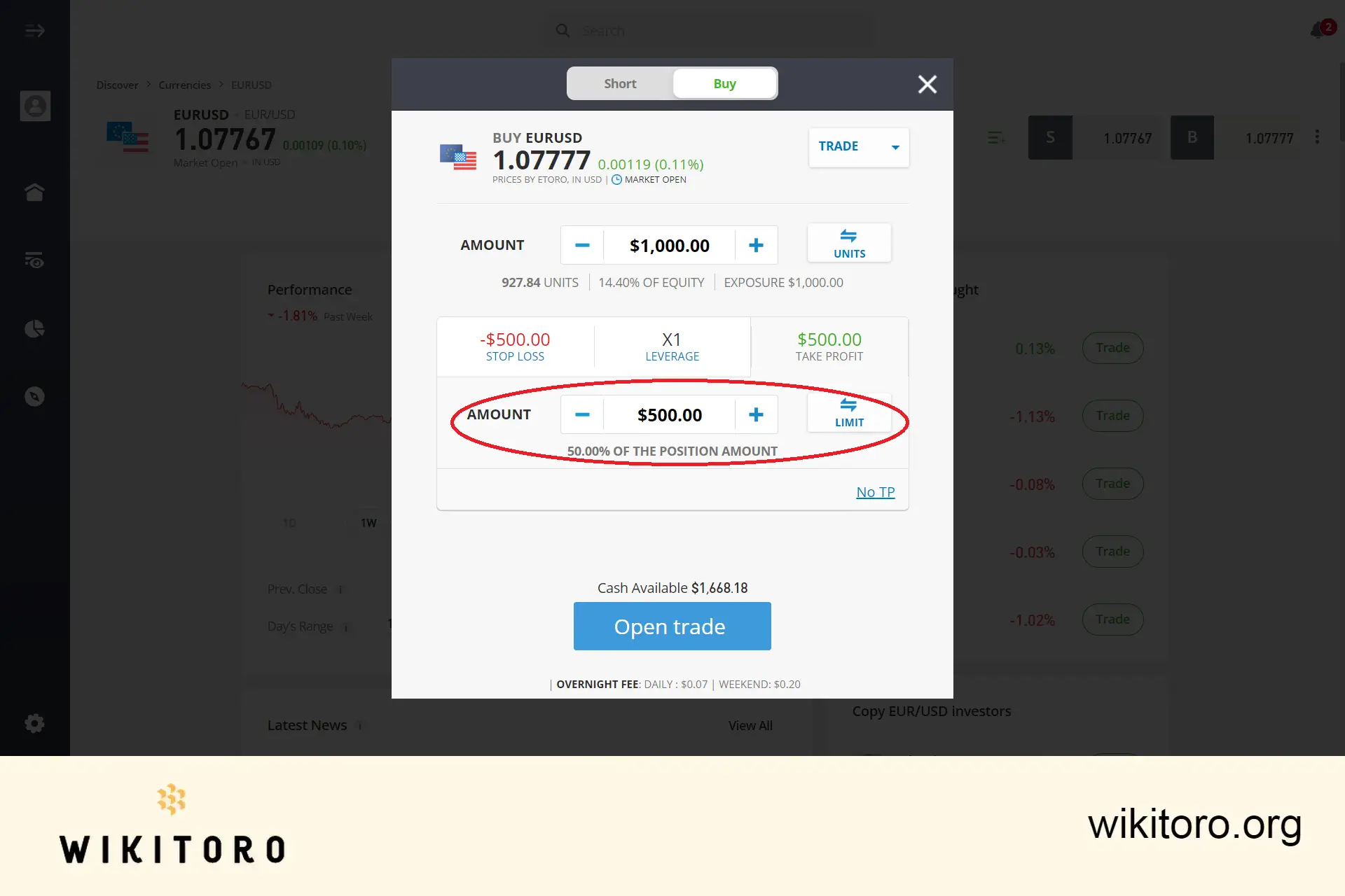 What is Take Profit? | eToro Help