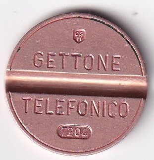 Phone Token - Italy- / / - RARE | Coin chips | Coins, Banknotes | BalkanAuction