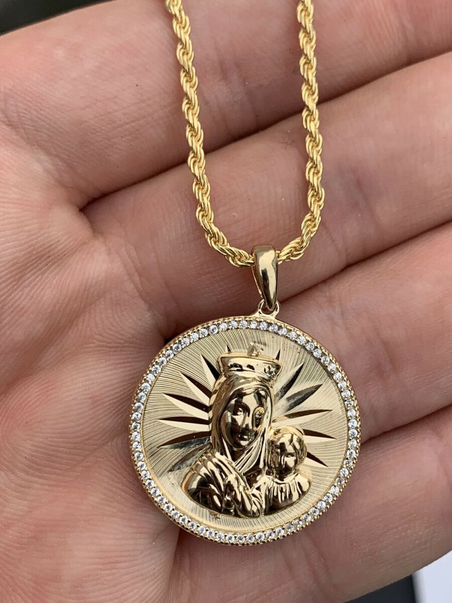 ANCIENT CHRISTIAN JESUS COIN PENDANT BYZANTINE