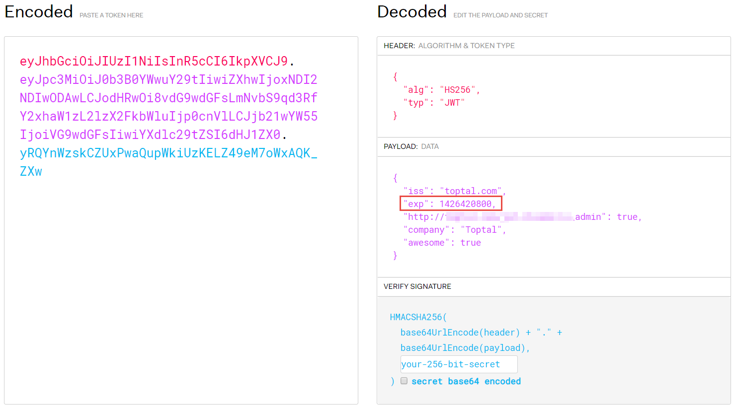 JWT Expiration Time (exp) - MojoAuth