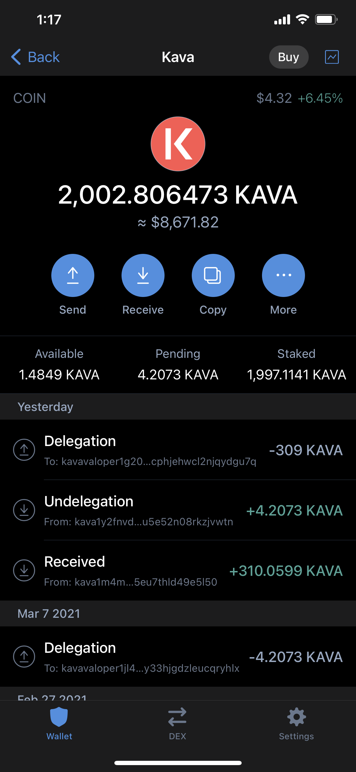 KAVA Staking at Stakin - Premier Crypto Staking Provider