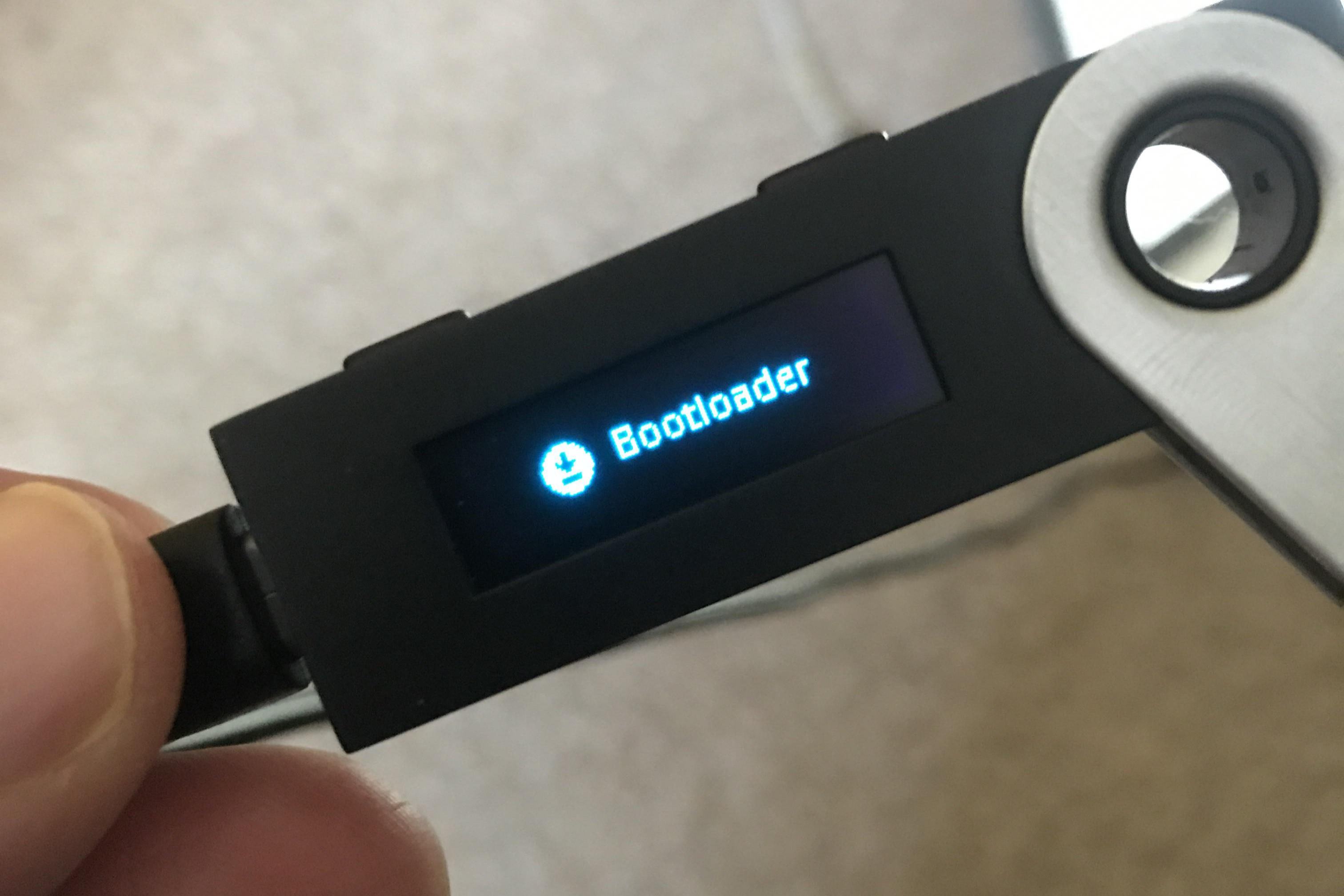 Ledger nano: Firmware too old for Segwit support