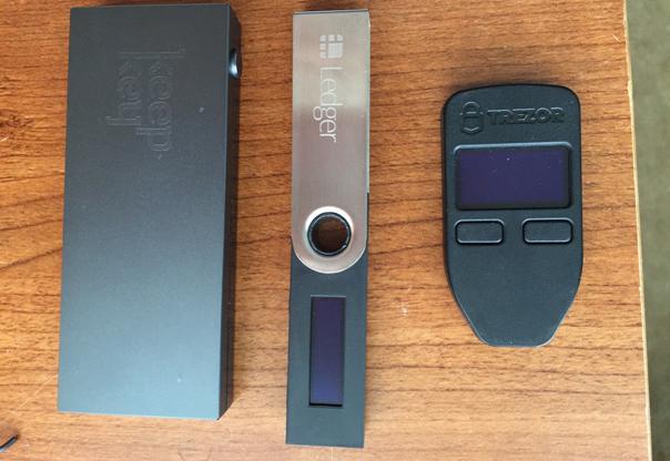 Trezor One vs. Ledger Nano S vs. KeepKey 