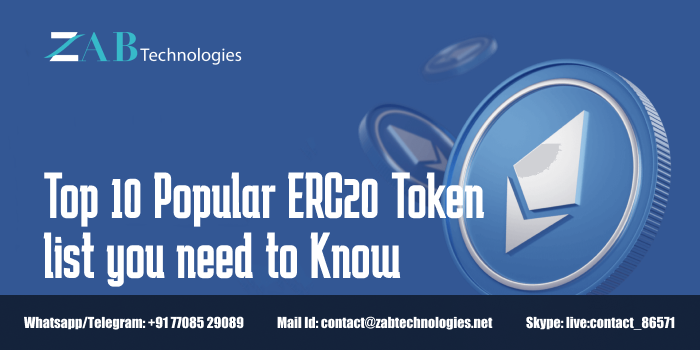 ERC20 Token List