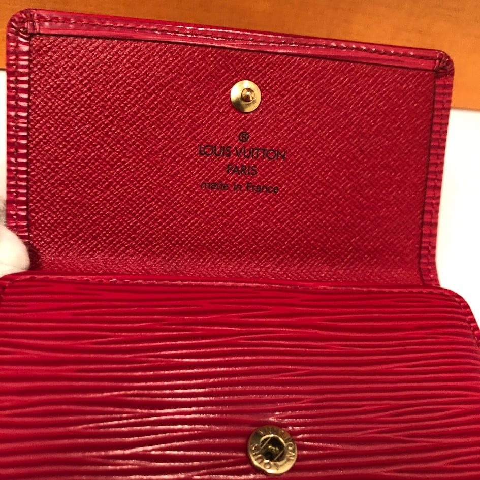 Louis Vuitton Red Epi Coin Compartment Fold Wallet – Luxury Trade