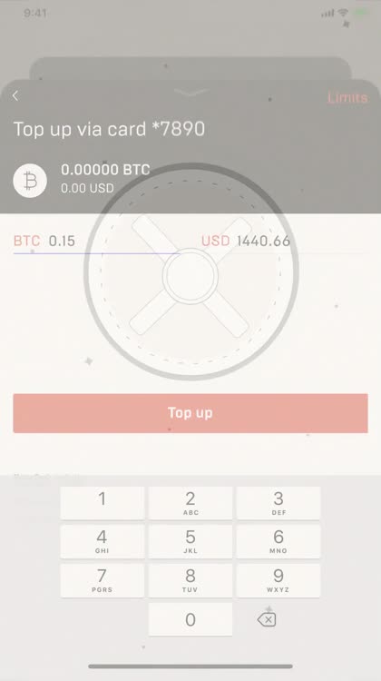 Mercuryo Bitcoin Cryptowallet for iPhone - Download