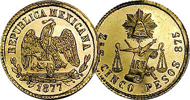 2 Peso Gold Coin, 5 Peso, 50 Peso Gold Coin | Golden Eagle Coins