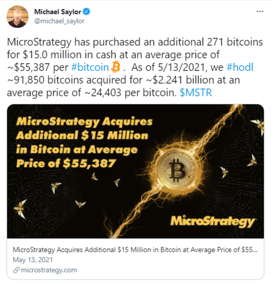 MicroStrategy Bitcoin Holdings With Charts