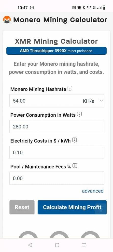 Crypto Mining Profitability Calculator >> Stelareum