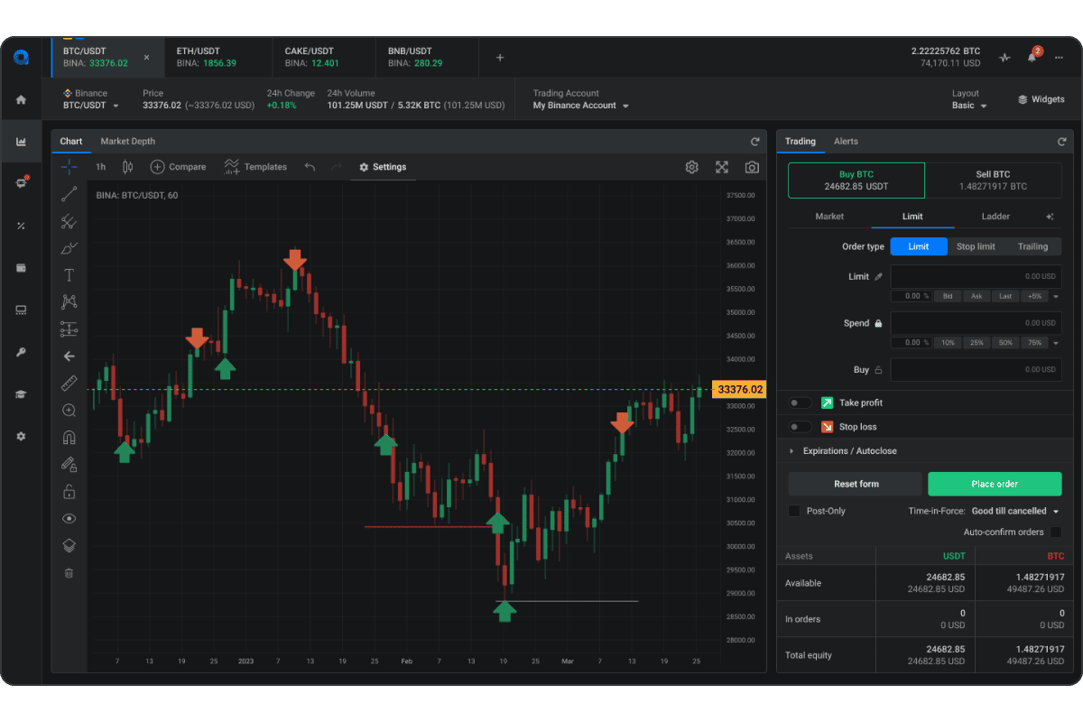 CryptoView | Cryptocurrency Portfolio Manager & Multi-Exchange Trading Platform