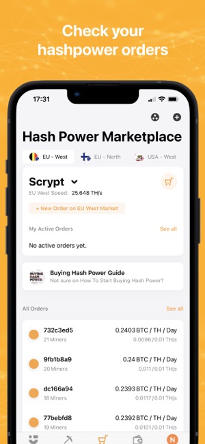 Add NiceHash widgets on your mobile! | NiceHash