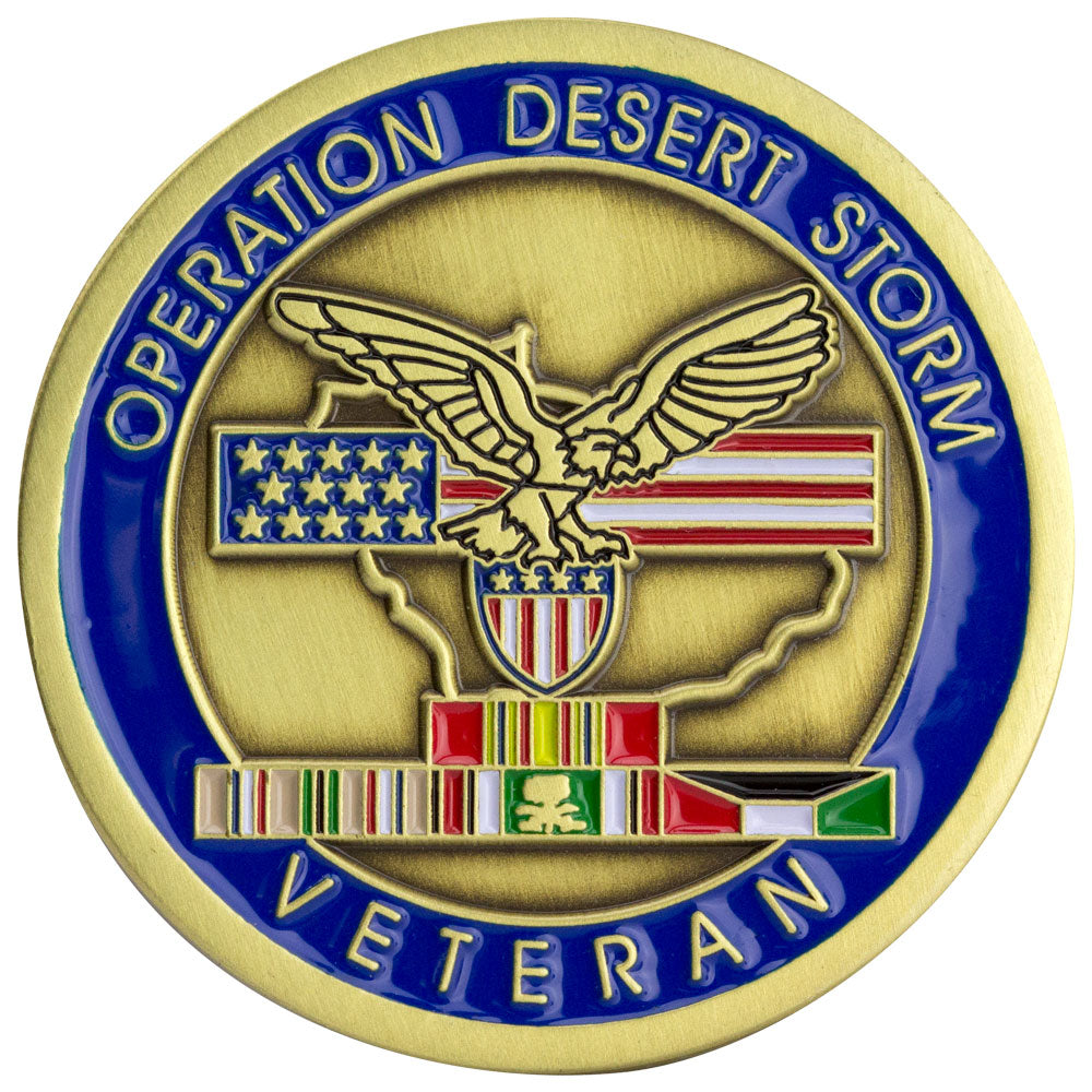 Operation Desert Storm Challenge Coin - Hi Army Museum Society Store