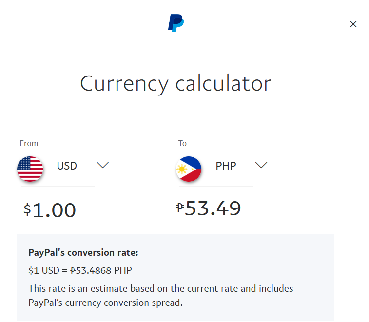 PayPal Consumer Fees | PayPal VG