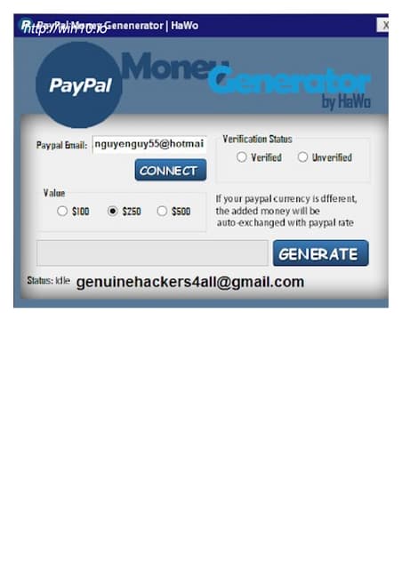 Paypal Money Adder Generator - Скачать - 4shared - Clay Ruiz