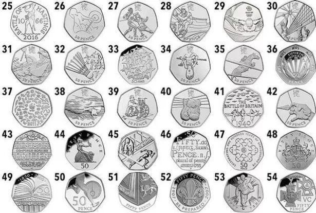 The five rarest 50p coins worth up to £ revealed - do you have a valuable one? | The Sun