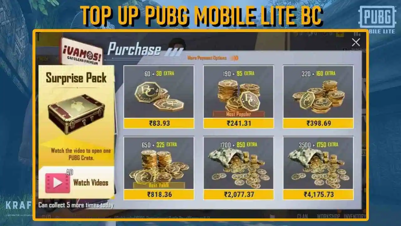 Pubg Lite Buy | Instant Delivery - MTCGAME
