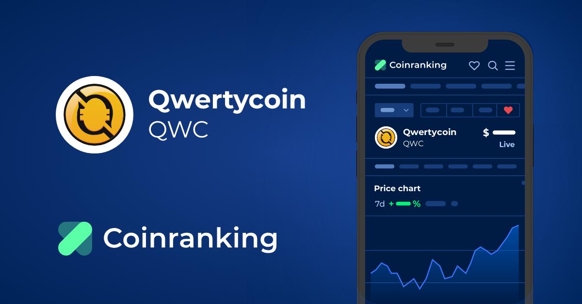 Qwertycoin Price Today IN | QWC to INR live, Charts, Market Cap, News - Sahi Coin