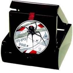 AUSTRALIAN REDBACK Spider 1 oz Silver Colored Proof Coin $ - PicClick AU