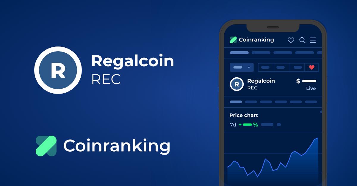 Regal Coin (REC) statistics - Price, Blocks Count, Difficulty, Hashrate, Value