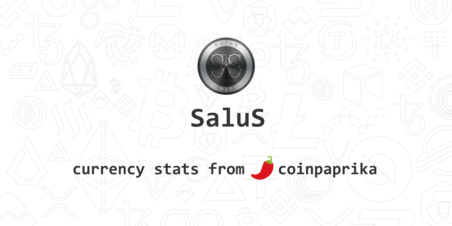 SaluS - Live SaluS price and market cap