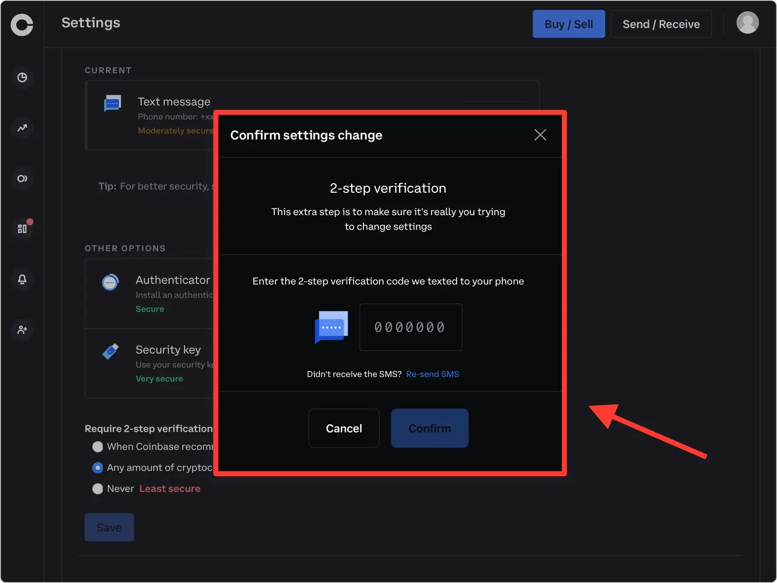 How to enable 2FA on Coinbase
