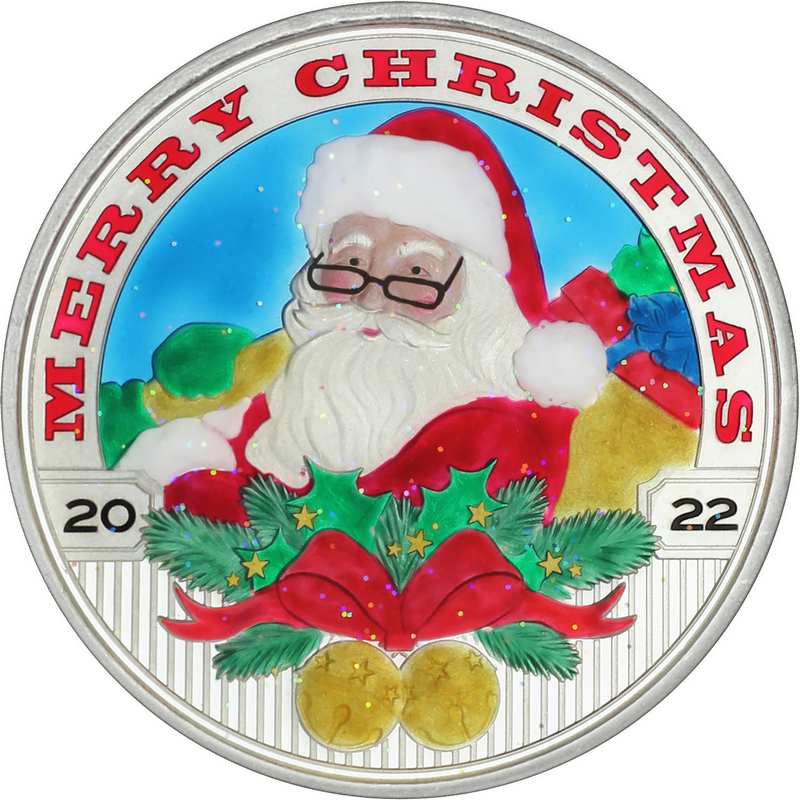 Silver Christmas Coins | Christmas Silver Bars | Golden Eagle Coins