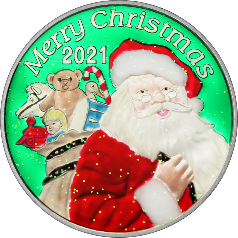 The Night Before Christmas 2oz Silver Antiqued Coloured – ecobt.rus - Wynyard Coin Centre