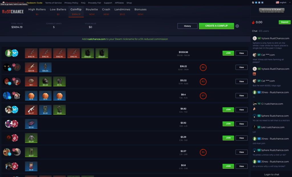 CS:GO (CS2) Coinflip sites: 🎲 best 6 skin coin flip websites