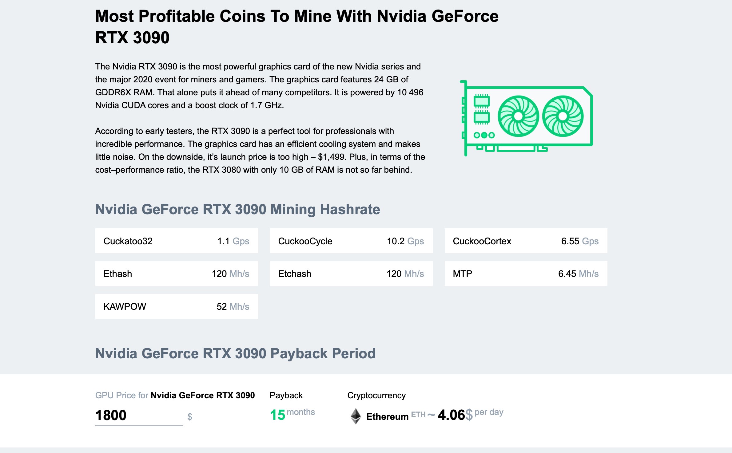 ecobt.ru - Solo Mining Chance Calculator