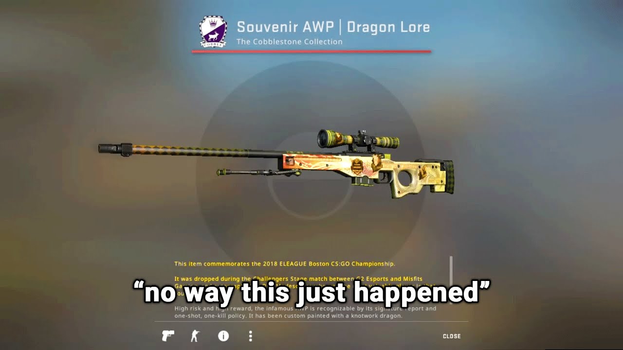 Steam Community Market :: Listings for Souvenir AWP | Dragon Lore (Factory New)