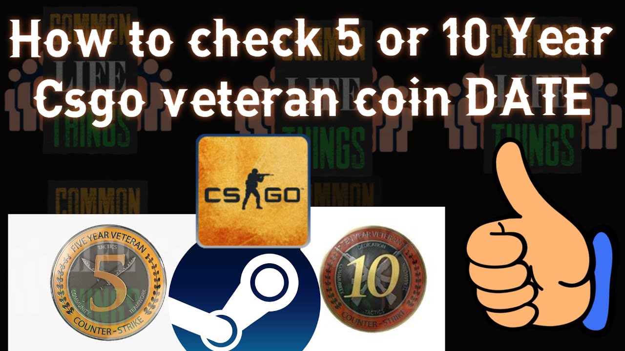 Old Steam Account 6 & 7 Digit Veteran Coin 18 Years of Service badge