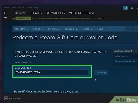 Im Having difficulty with redeeming a steam giftcard :: Help and Tips