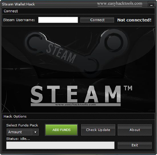 Anyone know how to hack the steam wallet fund? | Defend the Web