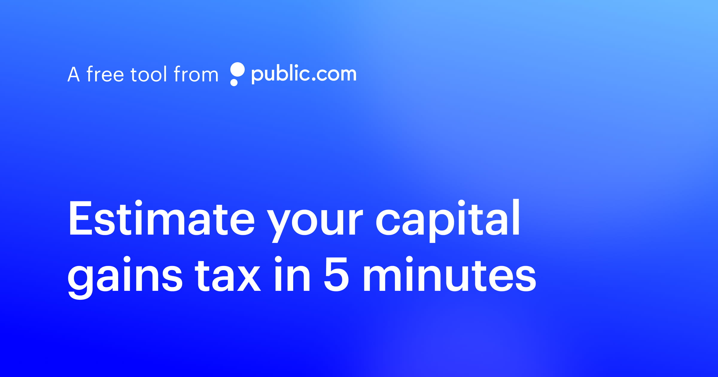Capital Gains Tax Calculator - Intuit TurboTax Blog