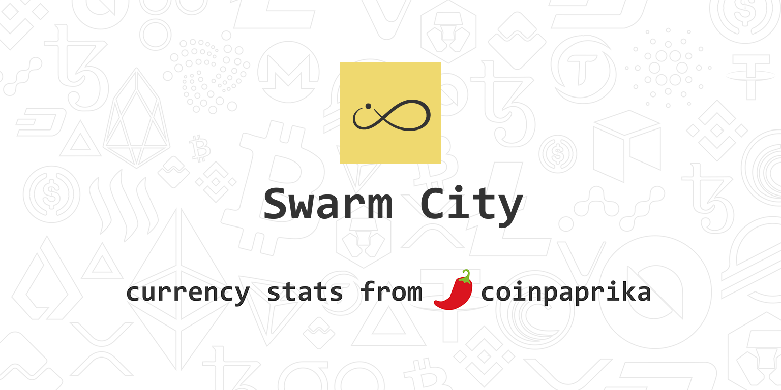 Swarm City price today, SWT to USD live price, marketcap and chart | CoinMarketCap