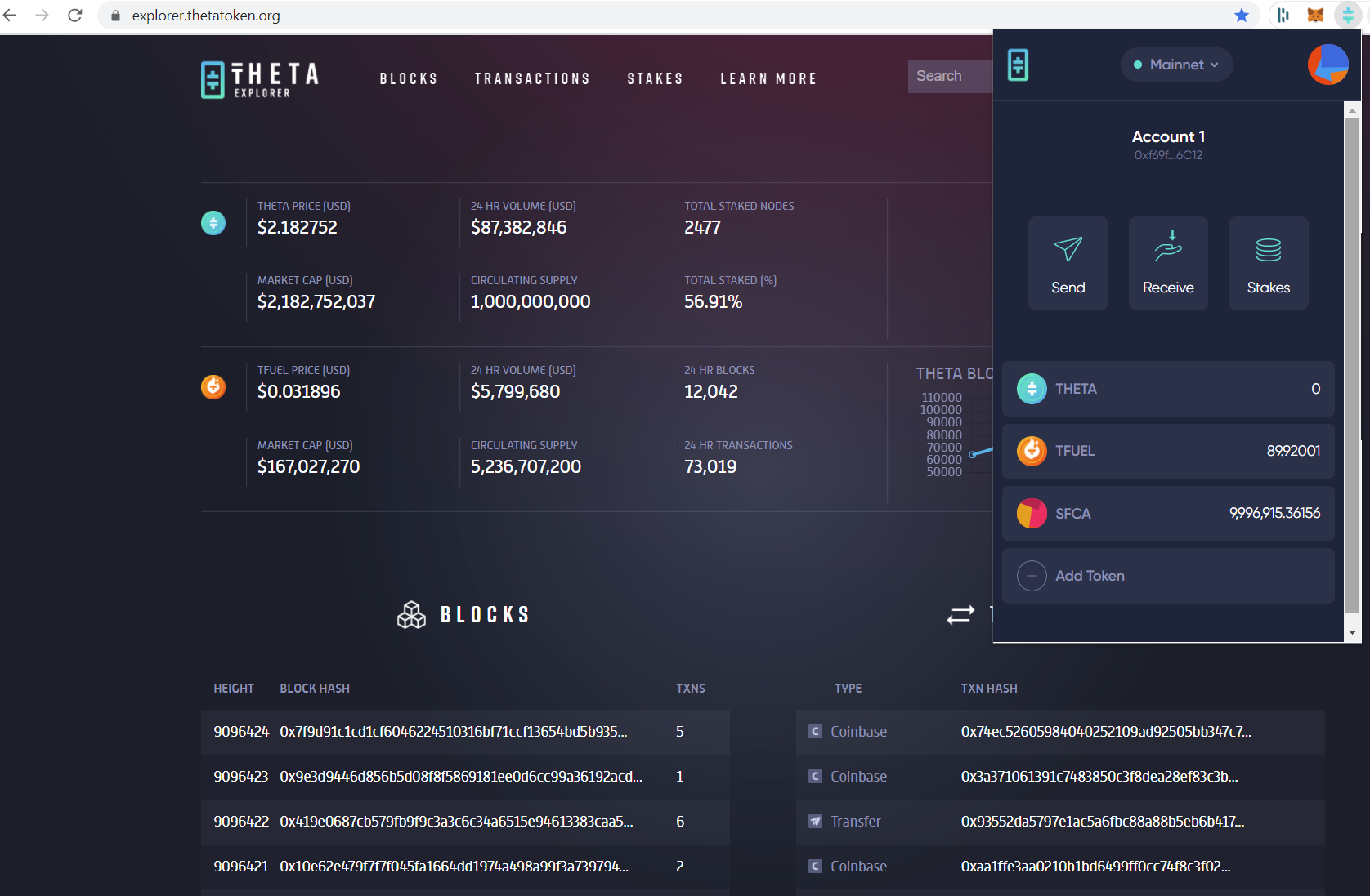 ThetaNext, Theta & TFuel staking pool