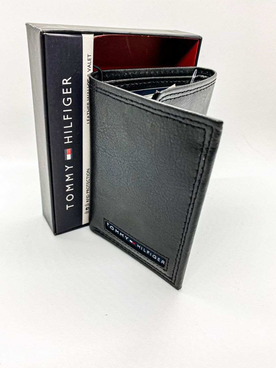 Tommy Hilfiger Mens Leather Trifold Wallet Collection | Hawthorn Mall