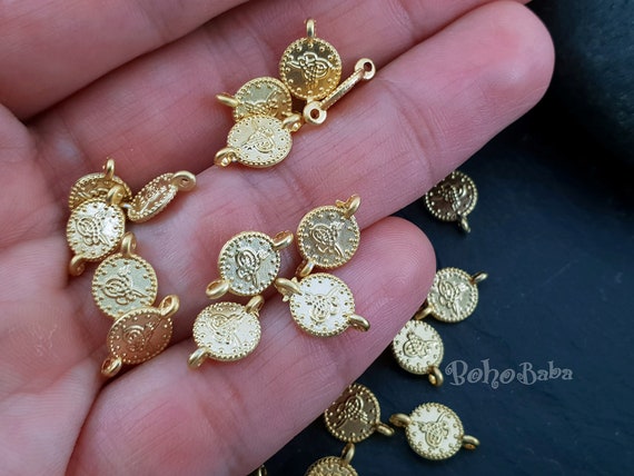 Luxury Turkish Gold collocated Multi Lyra Coins Bracelet – QueeNa Jewelry Store