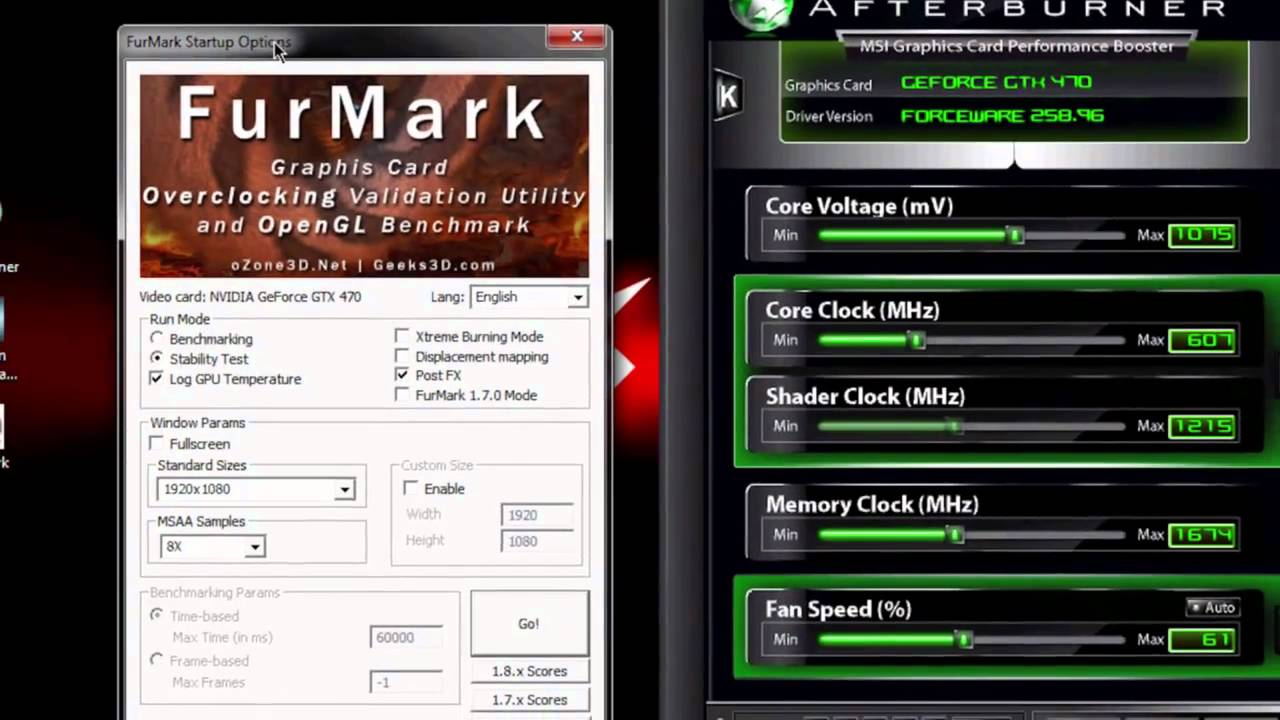 Video Card Stability Test (free) download Windows version