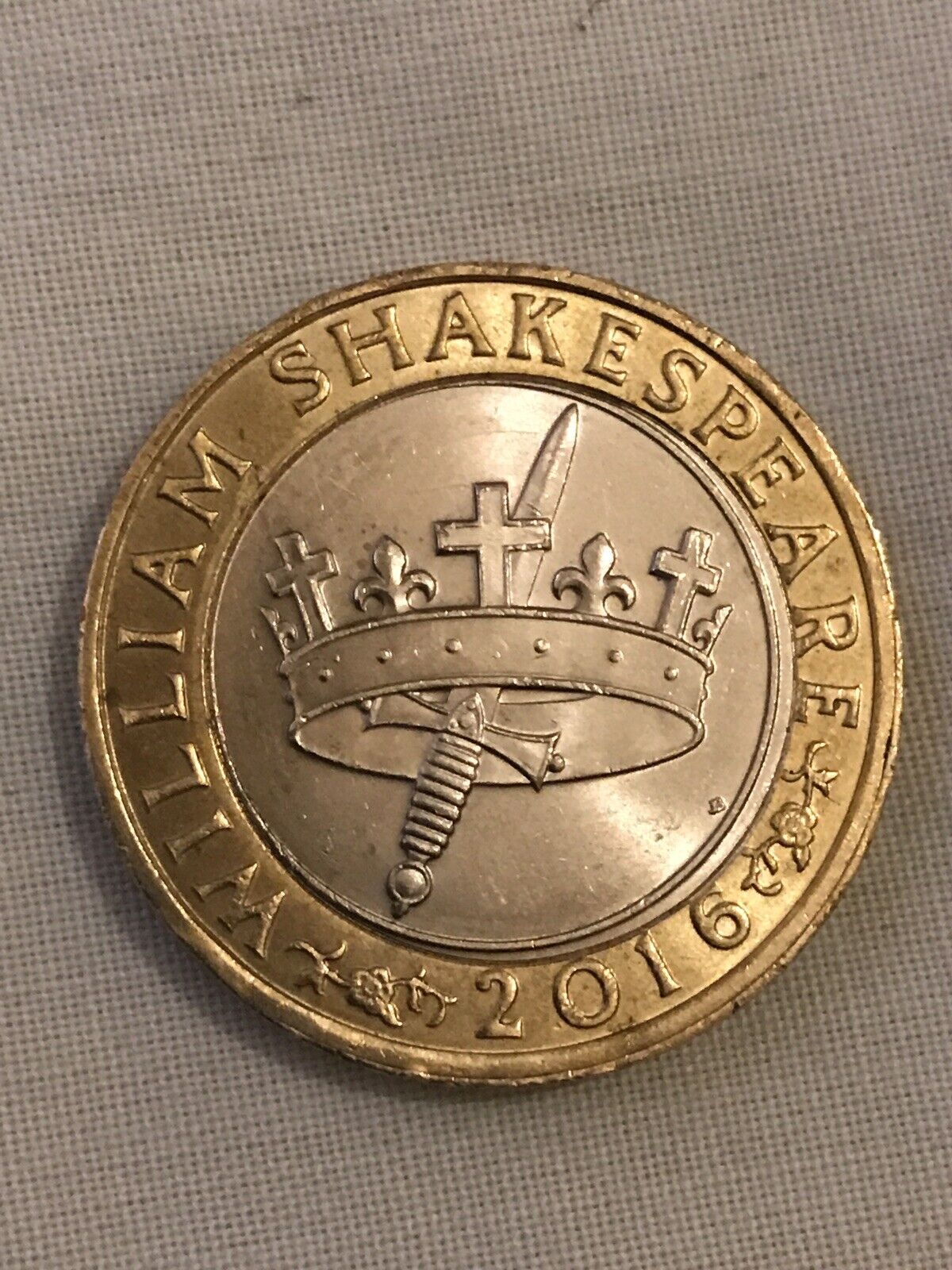 BU Shakespeare Two Pound Coin Royal Mint Set