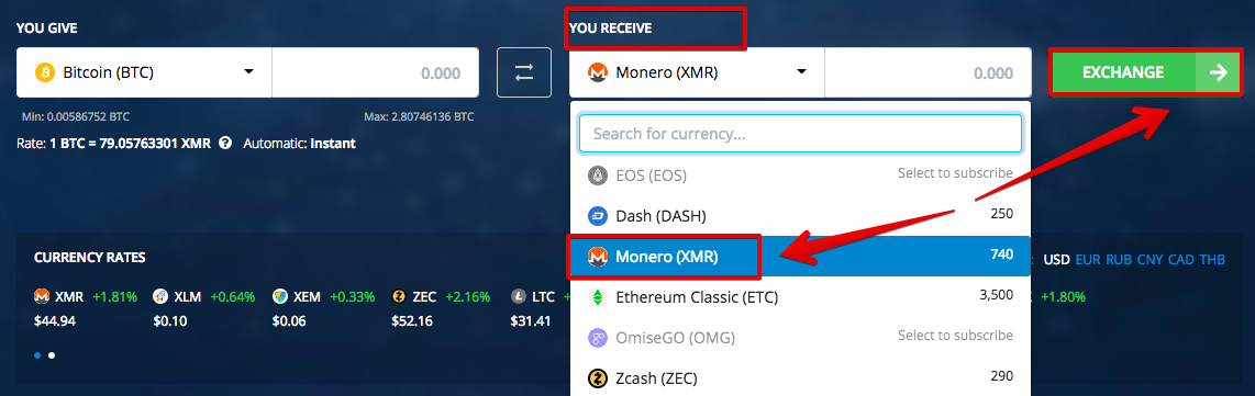 Where to Quickly and Safely Exchange XMR to BTC - EU Business News